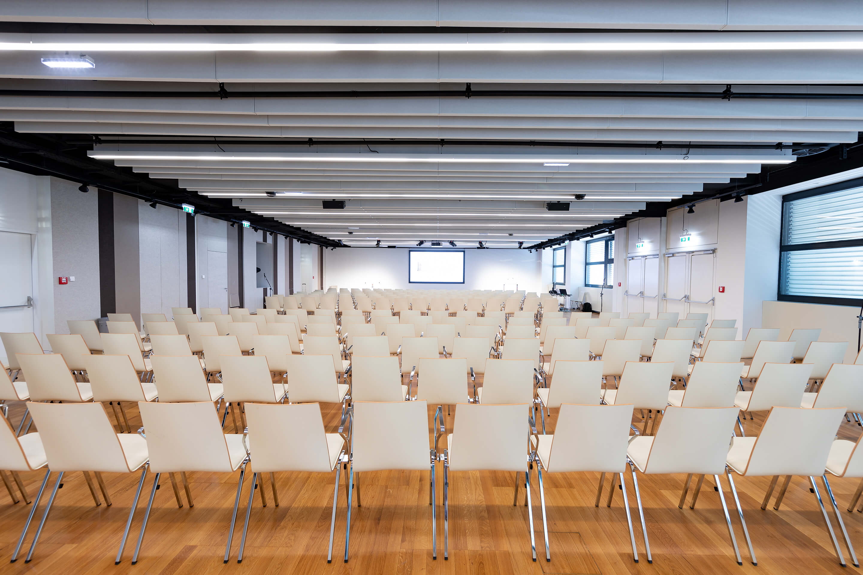 Photo: Main building Level 1 Hall M setting row seating